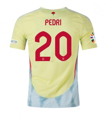 Spanien Pedri Gonzalez #20 Replika Udebanetrøje EM 2024 Kortærmet